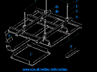 Trần nhôm,trần nhồm 600x600,thiết kế trần nhôm,nhà đa năng,khung thép 1 tầng,thiết kế hệ trần nhôm nhà thi đấu 18x31m